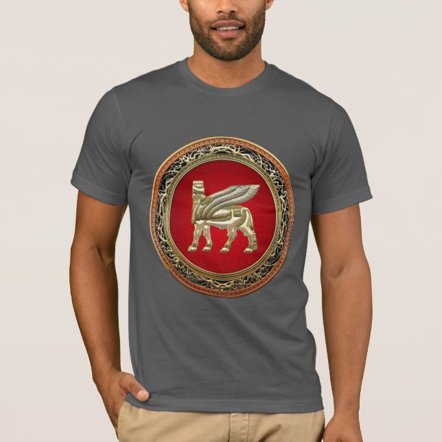 Camiseta [700] Bull Lamaçu Solitário Babilônio [3D] (Frente)