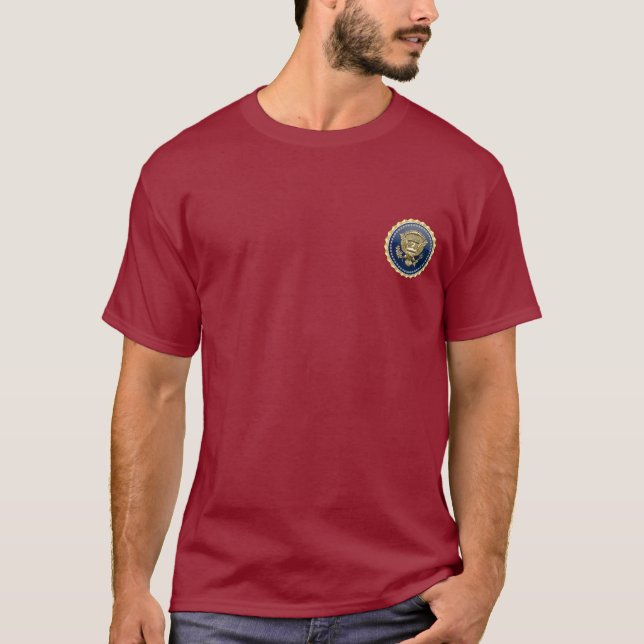 Camiseta [700] Crachá presidencial do serviço [PSB] (Frente)