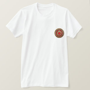 Camiseta [700] Deus Serpente Quetzalcoatl [Dourado]