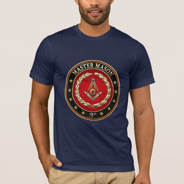 Camiseta [700] Master Mason, 3º Grau [Edição Especial] (Frente)