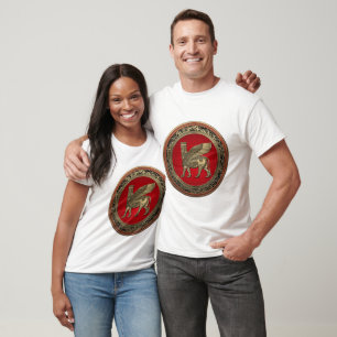 Camiseta [700] Touro Assírio - Dourado Lamaçu