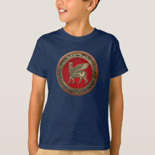 Camiseta [700] Touro Assírio - Dourado Lamaçu