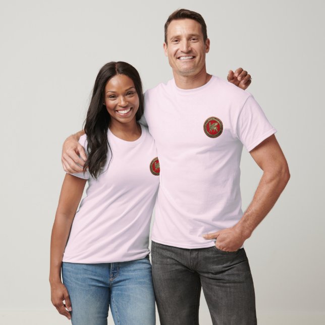 Camiseta [700] Touro Assírio - Dourado Lamaçu (Unissex)