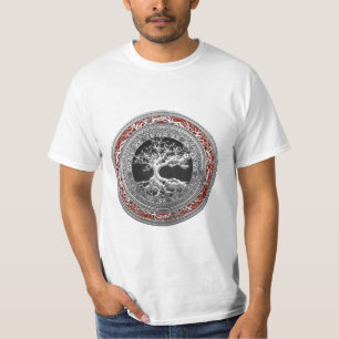 Camiseta [700] Treasure Trove: Árvore Celta da Vida [Prata
