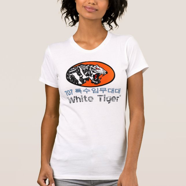 Camiseta 707th SMB "tigre branco " (Frente)