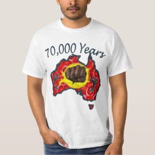 Camiseta 70 000 anos de branco do t-shirt