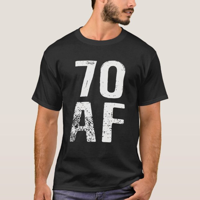 Camiseta 70 AF Vintage 70 Aniversário Tee (Frente)
