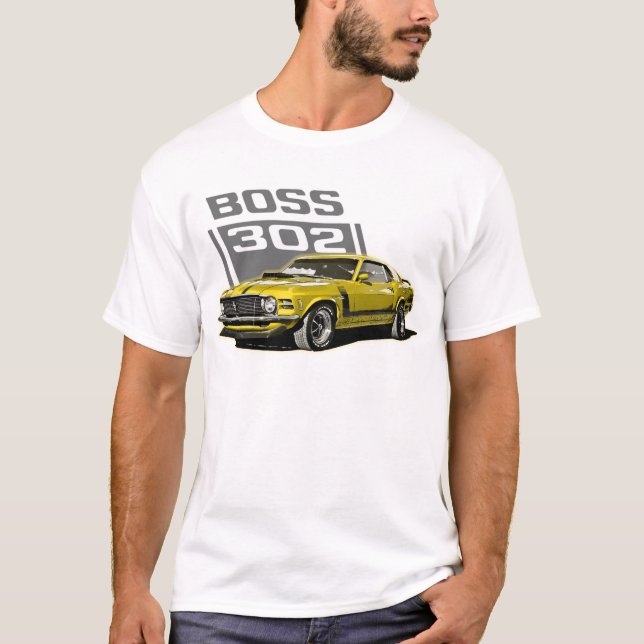 Camiseta 70 amarelo do chefe 302 (Frente)