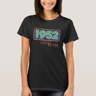 Camiseta 70 Aniversário Damas Mens 70 Anos 1952 16