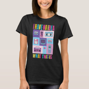 Camiseta 70 anos 80 anos 90 roupas Homens Mulheres Criança