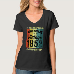 Camiseta 70 Anos De Vintage Incrível