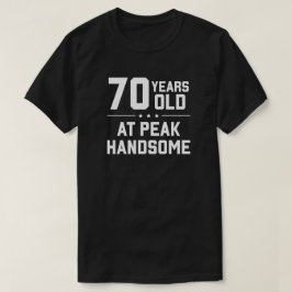 Camiseta 70 anos; no pico bonito