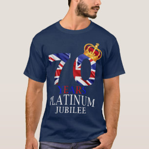 Camiseta 70 Anos Platinum Jubilee 1952 2022 Queens Corgi U