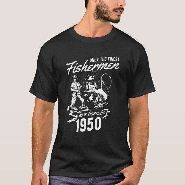 Camiseta 70 Birthday 1950 Pesca (Frente)