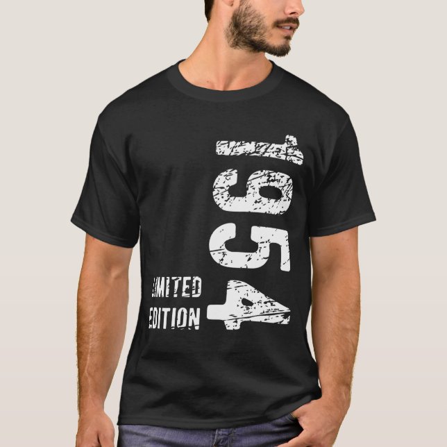 Camiseta 70 Birthday Gift 1954 Limited Edition 70 Anos (Frente)