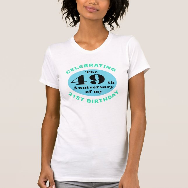 Camiseta 70 Birthday Humor (Frente)