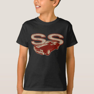 Camiseta 70 Chevelle SS afligiram a obscuridade - vermelho