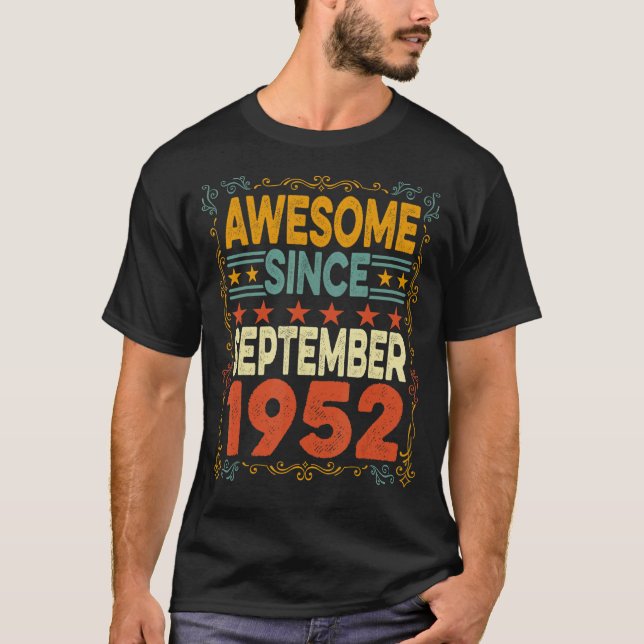Camiseta 70 De 70 Anos De Setembro De 1952 (Frente)