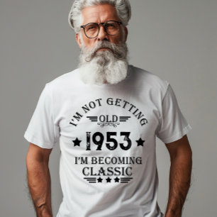 Camiseta 70 de presente personalizado preto