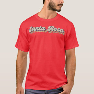 Camiseta 70 e 80 EUA City Vintage Papais noeis Rosa