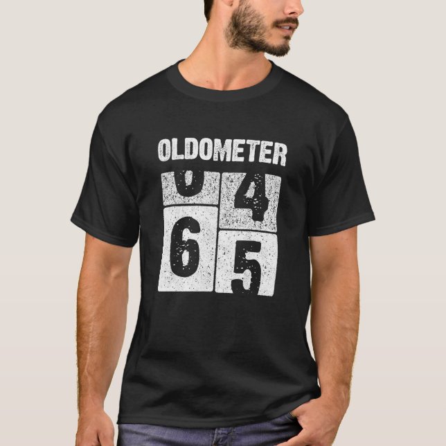 Camiseta 70 Oldometer 70 - Nascer De Presente De Aniversári (Frente)