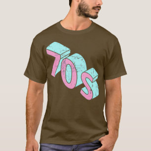 Camiseta 70 Retro 1970s Anos setenta Música Retro Dança 70s