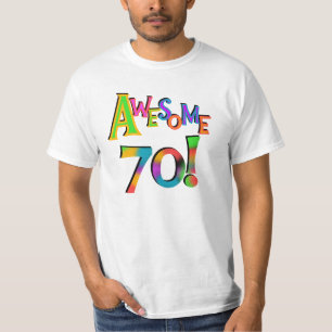 Camiseta 70 t-shirt e presentes impressionantes do