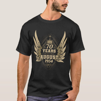 Camiseta 70 único desde agosto de 1954