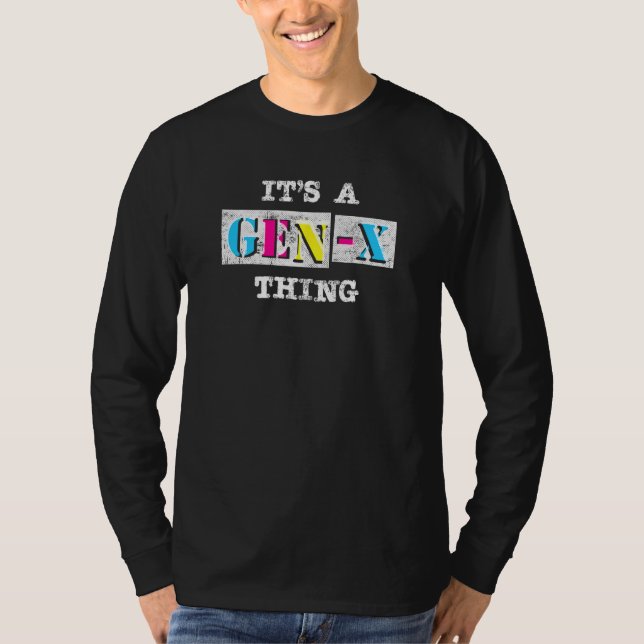 Camiseta 70s 80s Generation X Sarcastic Gen X Reunion (Frente)