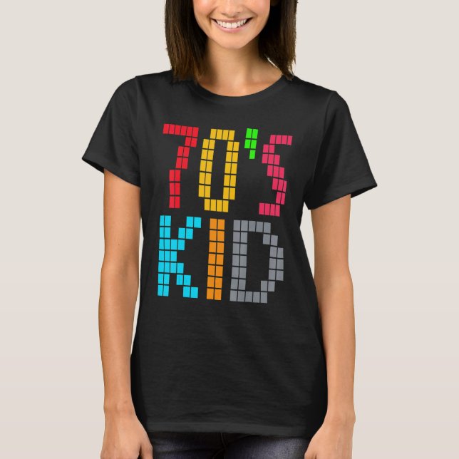 Camiseta 70's Kid Vintage Retro Party (Frente)