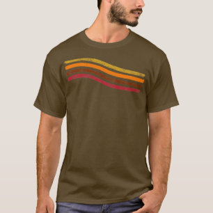 Camiseta 70s - listras retrô 1