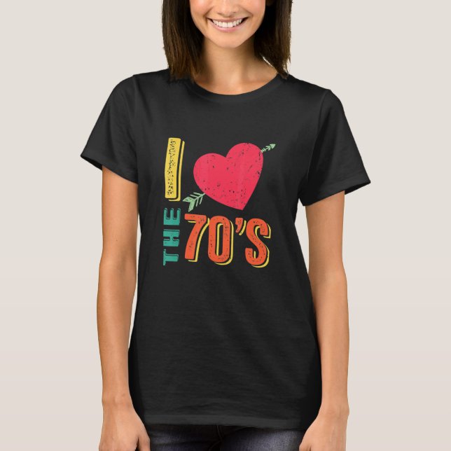 Camiseta 70s Outfit For Women & Men This Is My 70s Costume  (Frente)