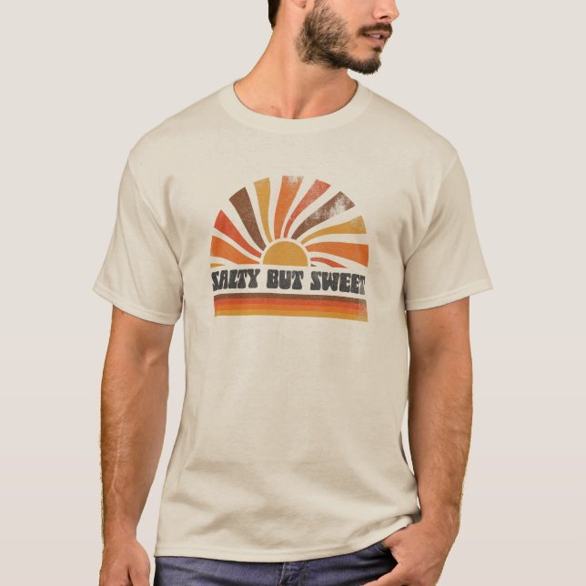 Camiseta 70s - Retro Verão Raios Sol Nascidos (Frente)