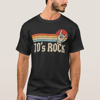 Camiseta 70s Rock Vintage 1970s Band Music friend friend