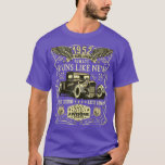 Camiseta 70th Birthday Gift Men Women Born 1952 Funny Hot R<br><div class="desc">70th Birthday Gift Men Women Born 1952 Funny Hot Rod Truck .</div>