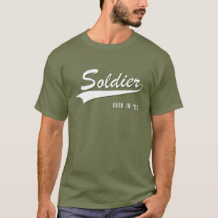 Camiseta 70Th Birthday Gift Soldier Born 1952 Aged 70 Years