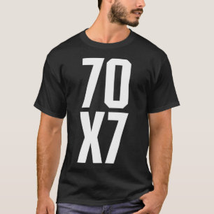 Camiseta 70X7 O perdão eterno de Deus, Christian Matthew 1