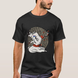 Camiseta 710 - Impressão Samurai Harakiri nas costas