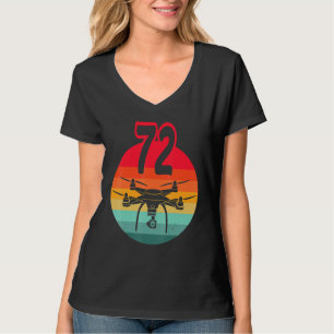 Camiseta 72.º Aniversário I - Drones De Controle Remoto Com