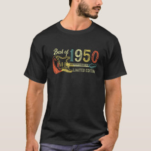 Camiseta 72.º Aniversário Para Homens Nasceres De Violão De