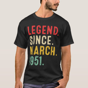 Camiseta 72 Anos De Legenda Desde Março De 1951 72º Anivers