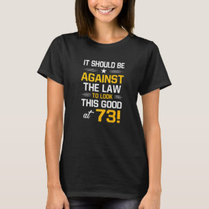 Camiseta 73º aniversário 73 anos Homens