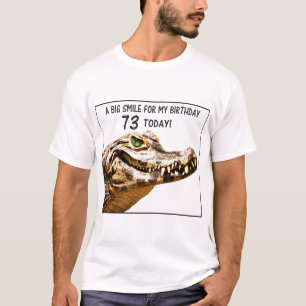 Camiseta 73º Aniversário do Alligator Smile