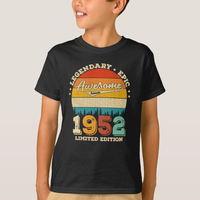Camiseta 73 anos de idade no domingo de 1952, 73° presente  (Frente)