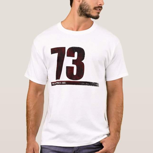 Camiseta 73 - o melhor número (Frente)