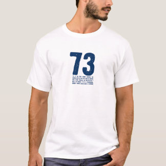 Camiseta 73 são o melhor número