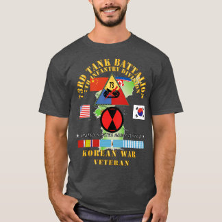 Camiseta 73° Tanque de batalha 7 infantaria Div VS NK China