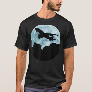 Camiseta 747 Detecção de aviões de aviação Jumbo