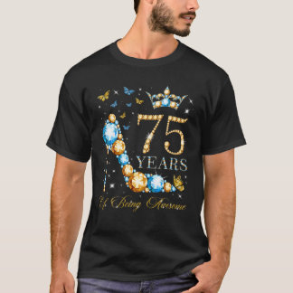 Camiseta 75º Aniversário 75 Anos De Espanto 75 Anos