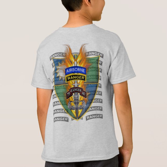 Camiseta 75º Regimento Ranger "Rangers Lideram O Caminho" (Verso)